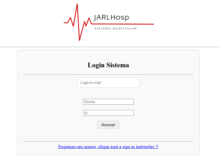 Sistema para hospitais